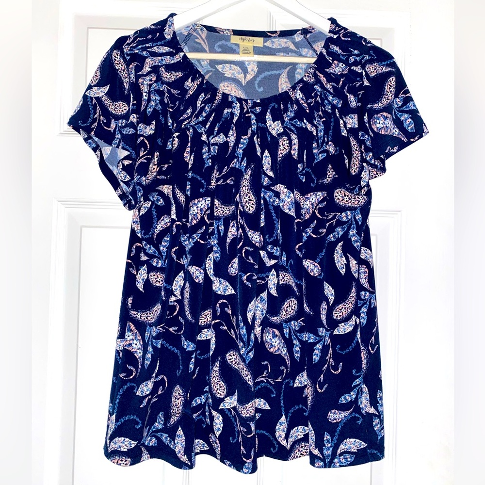 Style & Co Aquatic Top
